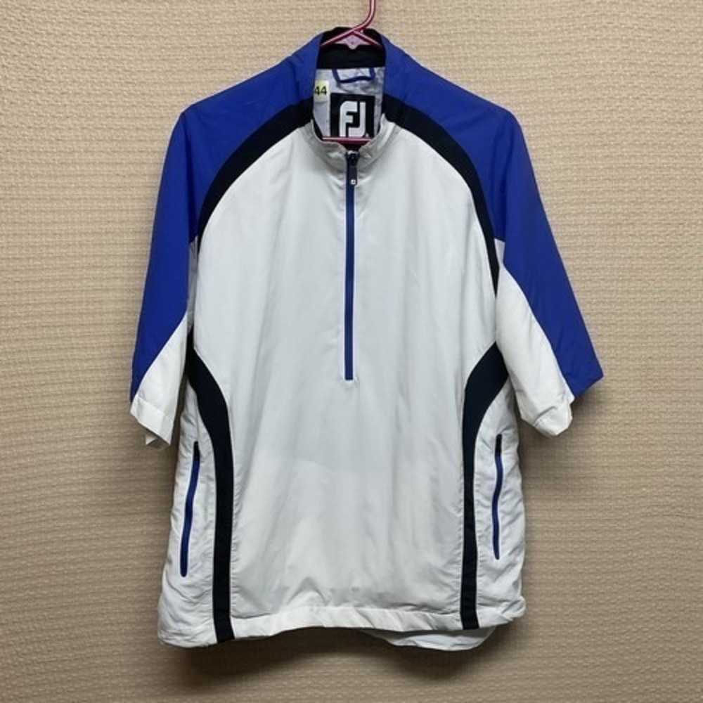 FootJoy FJ 1/4 Zip Short Sleeve Windbreaker Golf Jacket Pullover Men M Thailand‎